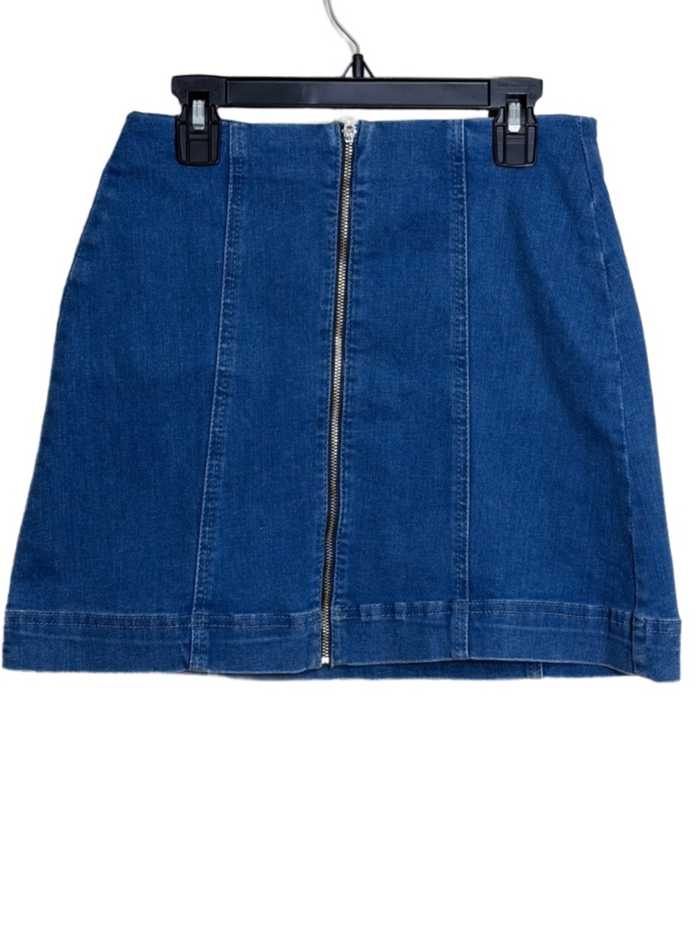 BDG Urban Outfitters Blue Denim Zip-Front Mini Skirt